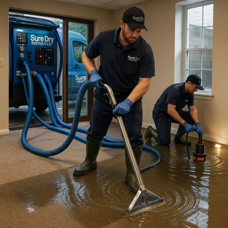 Water Extraction and Removal process in Simsbury Center, CT